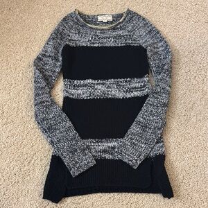 Stylish Black and Gray Women's Sweater